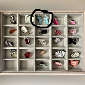 Private Bundle for srey798 VCoterie x FIGS set of two blue enamel glove pins